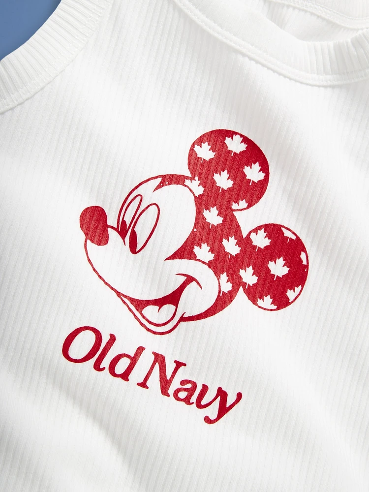 Old Navy x Disney© Mickey Mouse Fitted Flag Logo-Graphic Tank for Girls