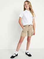 School Uniform Twill Bermuda Shorts for Girls