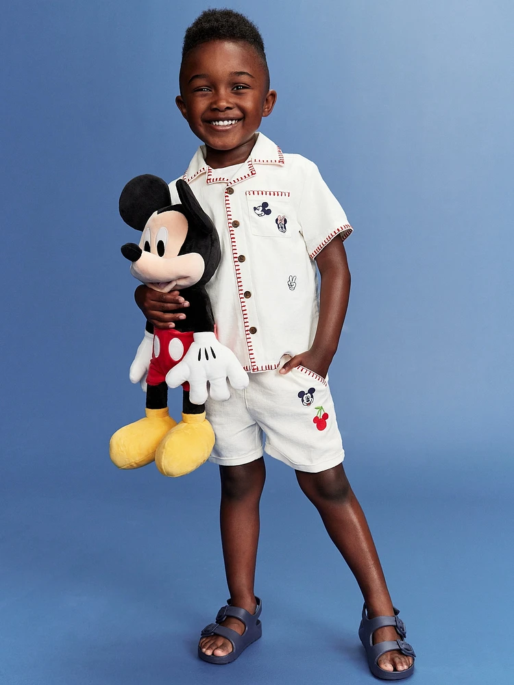 Old Navy x Disney© Linen-Blend Shirt and Shorts Set for Toddler Boys