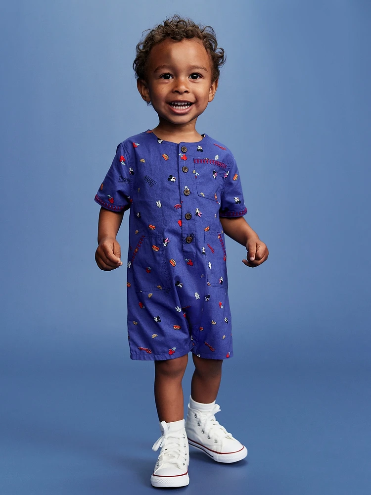 Old Navy x Disney© Poplin One-Piece Romper for Baby