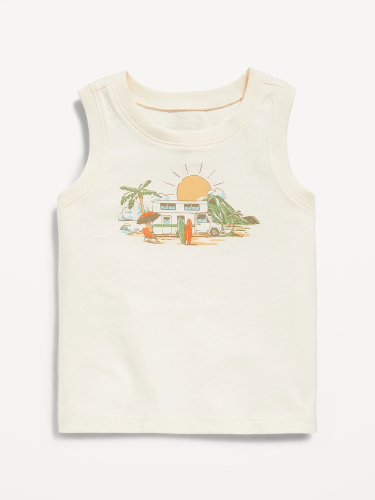 Graphic Tank Top for Toddler Boys