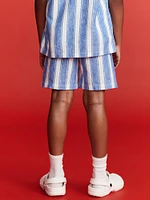 Old Navy x Disney© Mickey Mouse Knee Length Linen-Blend Shorts for Boys