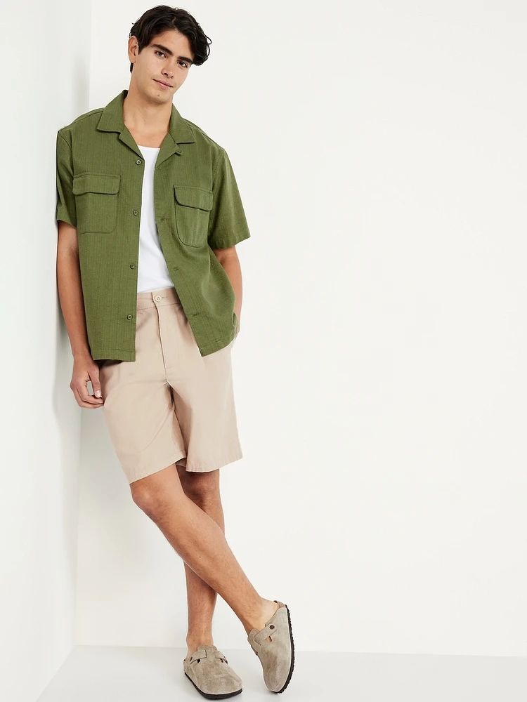 Short-Sleeve Utility Camp Shirt