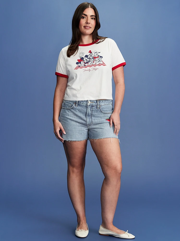 Old Navy x Disney© High-Waisted OG Jean Cut-Off Shorts -- 3-inch inseam