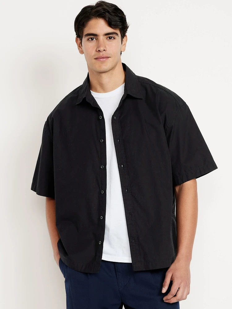 Oversized Poplin Shirt
