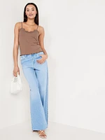 Lace-Trim Cami Tank Top