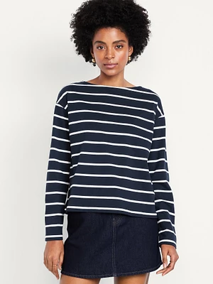 Long-Sleeve Mariner Loose T-Shirt