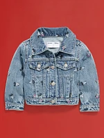Old Navy x Disney© Printed Cropped Trucker Jean Jacket for Toddler Girls