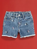 Old Navy x Disney© High-Waisted Frayed-Hem Jean Shorts for Toddler Girls