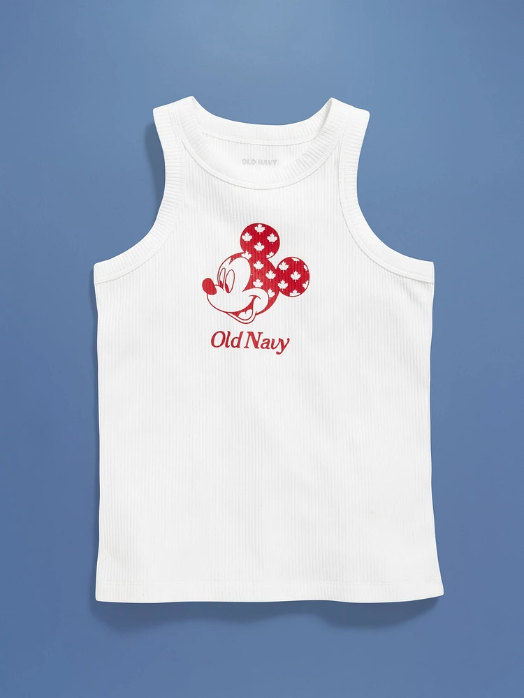 Old Navy x Disney© Mickey Mouse Fitted Flag Logo-Graphic Tank for Girls
