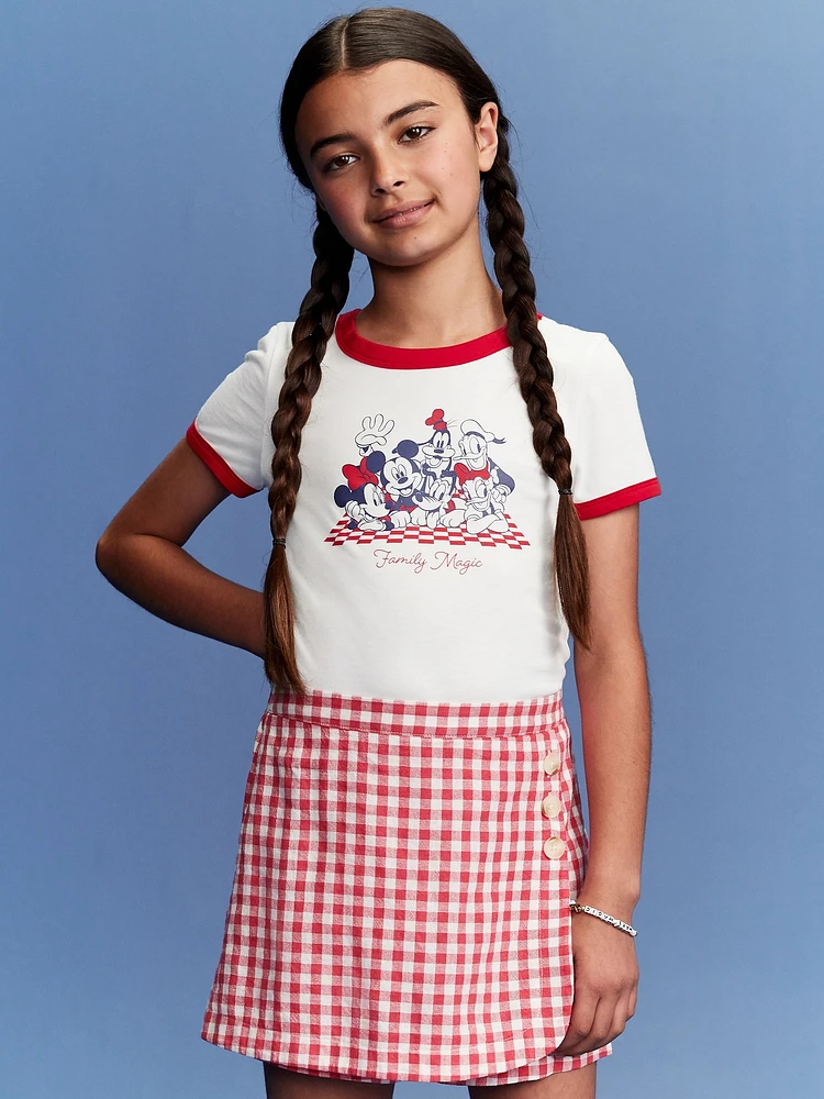 Old Navy x Disney© Fitted Graphic Ringer T-Shirt for Girls