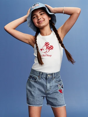Old Navy x Disney© Mickey Mouse Fitted Flag Logo-Graphic Tank for Girls