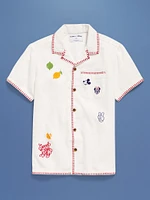 Old Navy x Disney© Linen-Blend Pocket Shirt for Boys