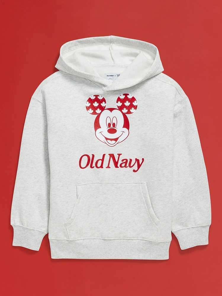 Old Navy x Disney© Mickey Mouse Gender-Neutral Flag Logo-Graphic Pullover Hoodie for Kids