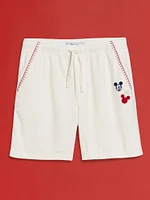 Old Navy x Disney© Mickey Mouse Linen-Blend Jogger Shorts -- inseam