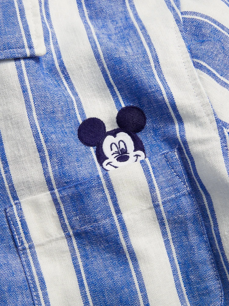 Old Navy x Disney© Linen-Blend Pocket Shirt for Boys