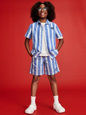 Old Navy x Disney© Linen-Blend Pocket Shirt for Boys
