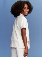 Old Navy x Disney© Linen-Blend Pocket Shirt for Boys