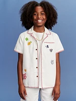 Old Navy x Disney© Linen-Blend Pocket Shirt for Boys