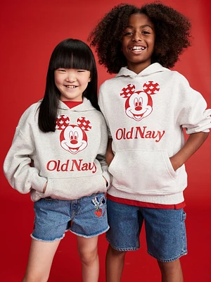 Old Navy x Disney© Mickey Mouse Gender-Neutral Flag Logo-Graphic Pullover Hoodie for Kids