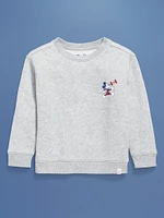 Old Navy x Disney© Mickey Mouse Oversized Unisex Flag Logo-Graphic Sweatshirt for Toddler