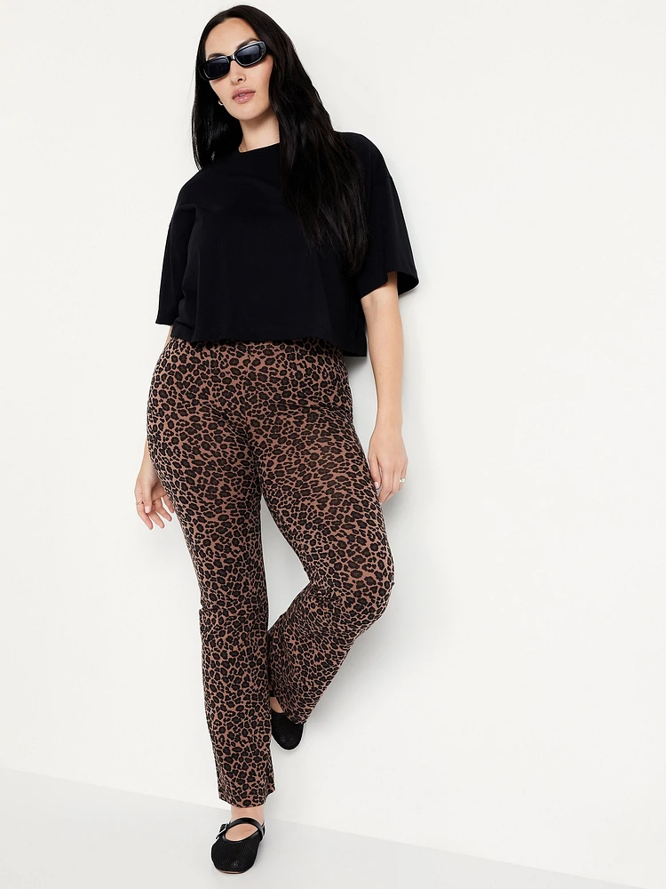 High-Waisted Fashion Flare Leggings