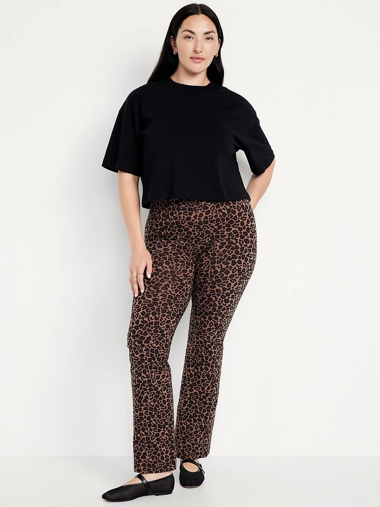 High-Waisted Fashion Flare Leggings