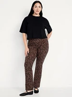 High-Waisted Fashion Flare Leggings