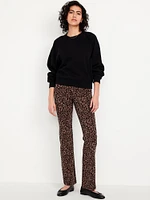 High-Waisted Fashion Flare Leggings