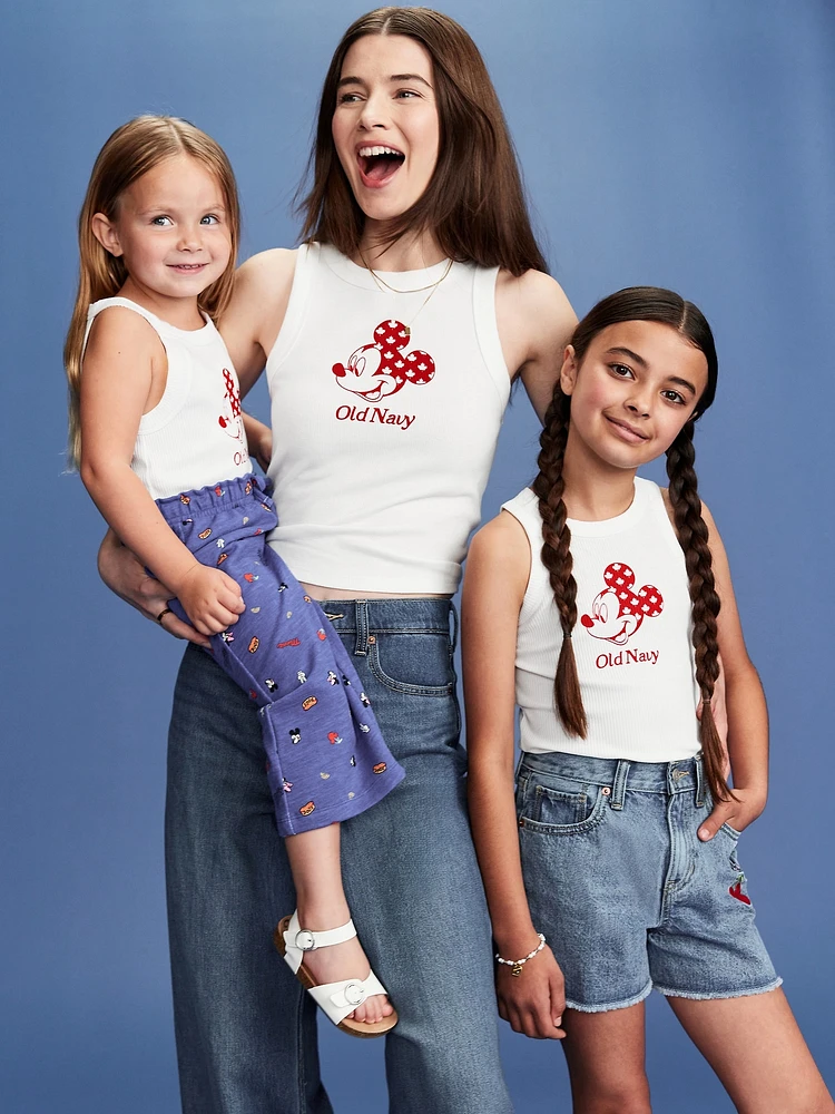 Old Navy x Disney© Mickey Mouse Fitted Flag Logo-Graphic Halter Tank for Toddler Girls