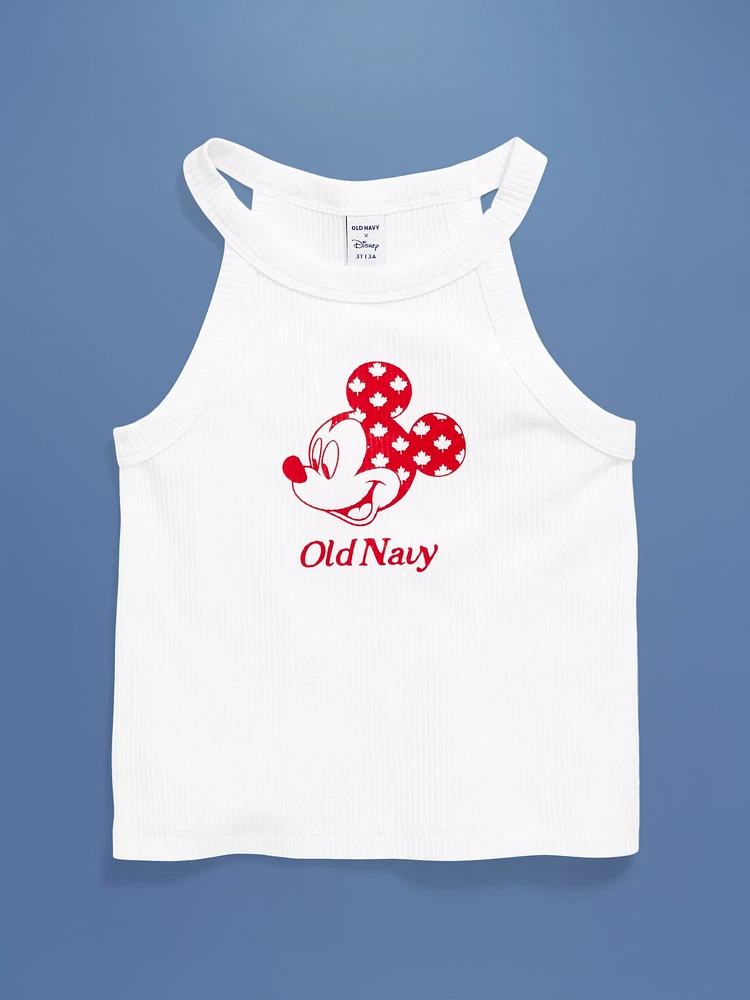 Old Navy x Disney© Mickey Mouse Fitted Flag Logo-Graphic Halter Tank for Toddler Girls
