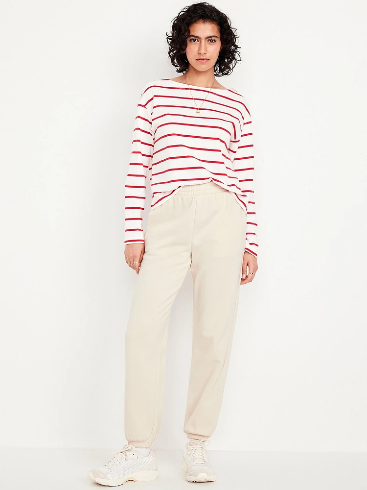 High-Waisted SoComfy Jogger Sweatpants