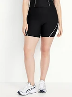 High-Waisted PowerSoft Biker Shorts - 6-inch inseam