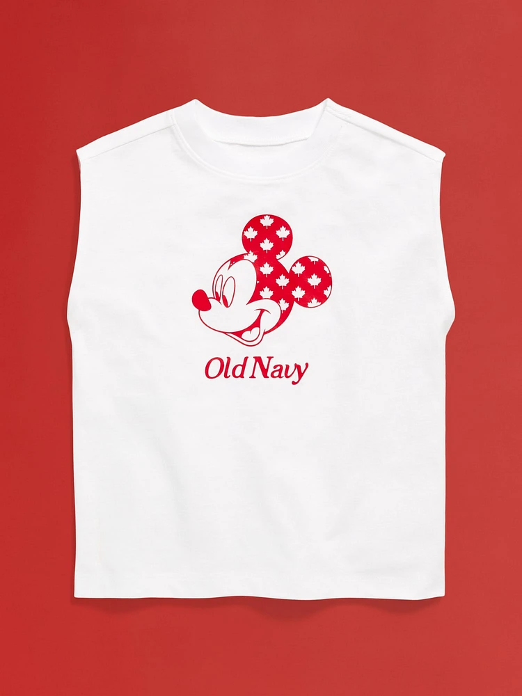 Old Navy x Disney© Mickey Mouse Flag Oversized Logo-Graphic Muscle Tank for Toddler Boys