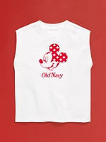 Old Navy x Disney© Mickey Mouse Flag Oversized Logo-Graphic Muscle Tank for Toddler Boys