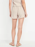High-Waisted Mini Skort