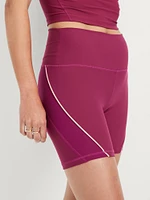High-Waisted PowerSoft Biker Shorts -- 6-inch inseam