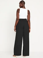 Extra High-Waisted Taylor Wide-Leg Trouser Pants