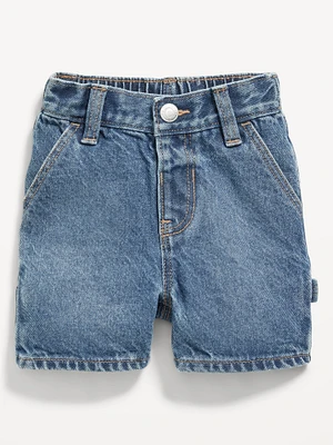 Baggy Carpenter Jean Shorts for Toddler Boys