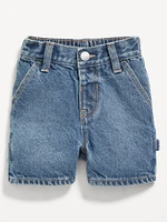 Baggy Carpenter Jean Shorts for Toddler Boys