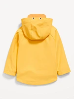 Water-Resistant Critter Hooded Jacket for Toddler