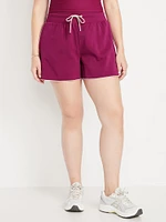 Extra High-Waisted Dynamic Fleece Sweat Shorts