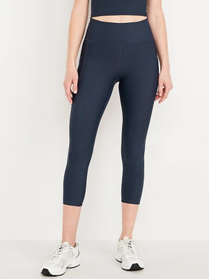 High-Waisted PowerSoft Crop Pocket Leggings 23"