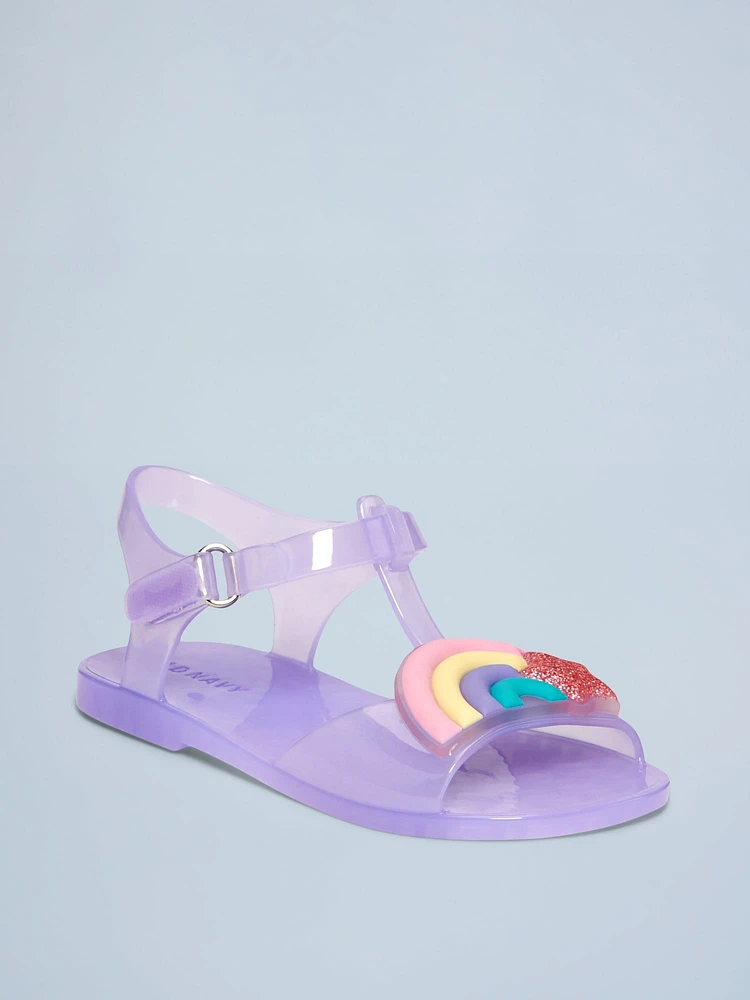 Jelly T-Strap Sandals for Toddler Girls