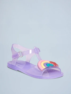 Jelly T-Strap Sandals for Toddler Girls