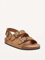 Faux-Leather Sandals for Toddler Boys