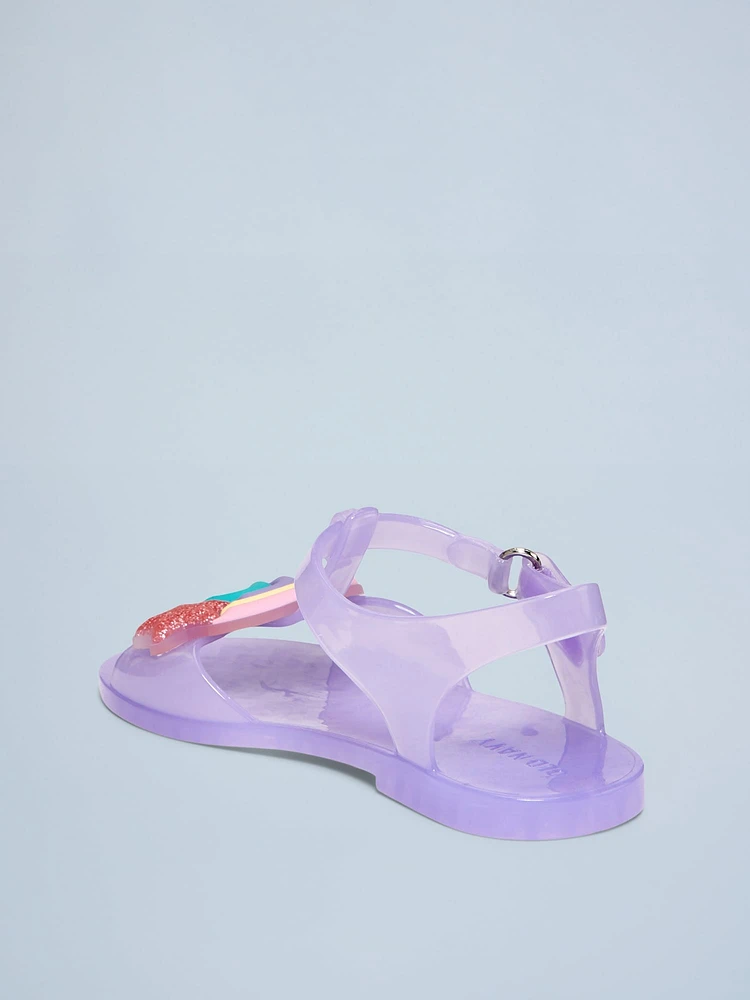 Jelly T-Strap Sandals for Toddler Girls