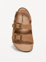 Faux-Leather Sandals for Toddler Boys