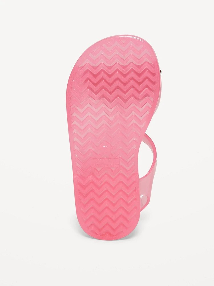 Jelly T-Strap Sandals for Toddler Girls