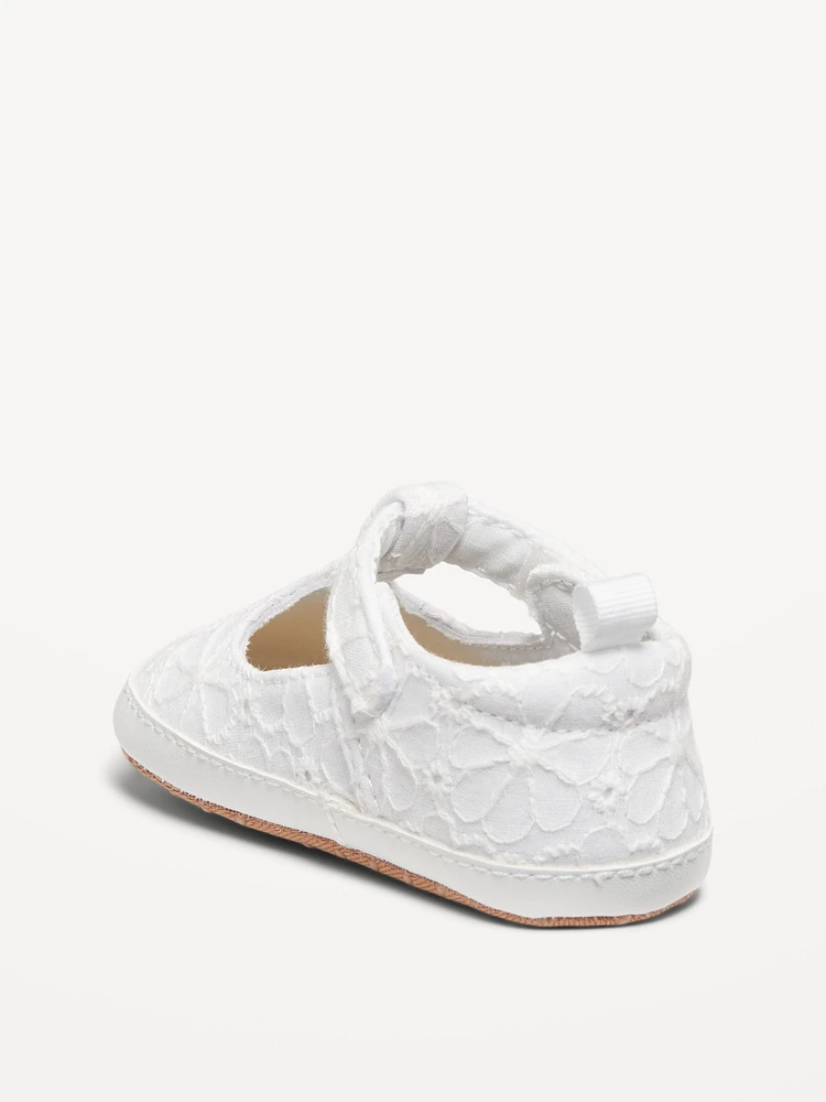 Embroidered Mary-Jane Sneakers for Baby